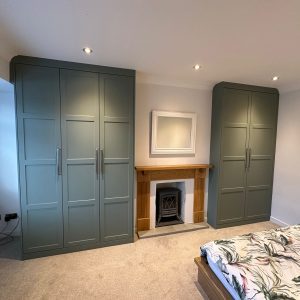 four panel shaker fitted wardrobe in Harrogate by Bailey Joinery 2
